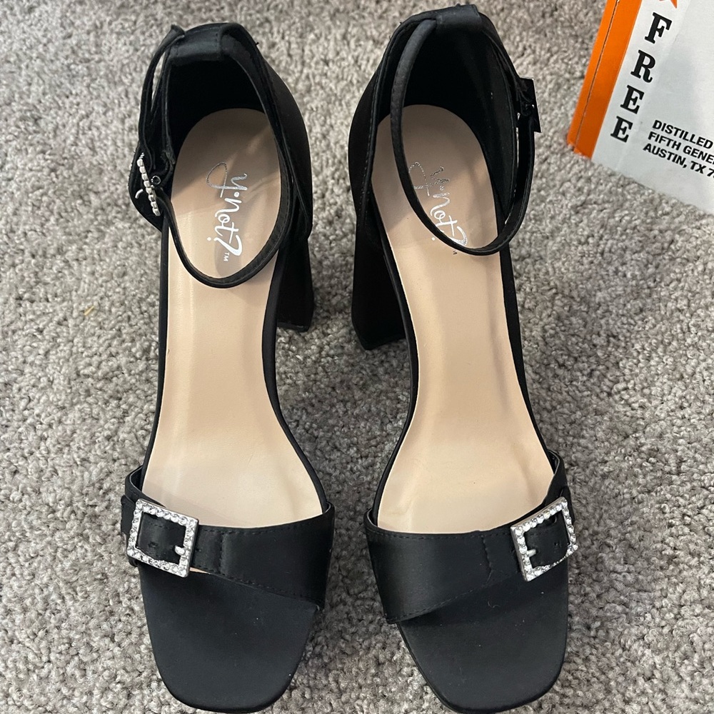 Black high heels